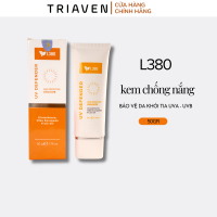 MẪU MỚI-Kem Chống Nắng L380 - UV Defender 50gr - kiểm soát dầu, dưỡng ẩm - mỹ phẩm Triaven
