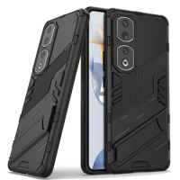 Phone Holder Case For Honor 90 Pro 5G Case Bumper Anti-knock Hard Armor Full Back Cover For Honor 90 Pro Case For Honor 90 Pro