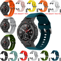 Silicone Strap For Xiaomi Huami Amazfit T Rex Pro Smart Watch Bracelet Strap Accessories For Huami Amazfit T REX Sports Band