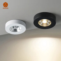 Surface mounted small spotlight ultra-thin led downlight ceiling light mini ceiling free open laminate wardrobe display light
