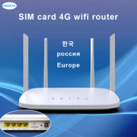 4G CPE 4G router SIM card WiFi modem Hotspot 32 wifi users RJ45 WAN LAN antenna LTE wireless router