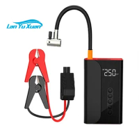 Battery Charger Mini Powerbank multi-function 12v Power Bank Portable Car Jump Starter With Air Compressor Inflator Pump