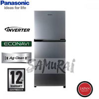 Panasonic Inverter 2 Door Top Freezer Refrigerator 610 Liters Black NR-TZ601BPKM/ Silver NR-TZ601BPS