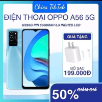 M3 (2nd hand) Oppo A56 ,5G mới leng kêng. 2 Sim 2Sim