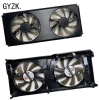 New For PNY GeForce RTX3060 3060ti XLR8 REVEL EPIC-X Dual Fan OC Graphics Card Replacement Fan panel with fan