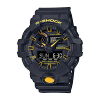 【CASIO】G-SHOCK 潮流警示 搶眼黑黃 大錶徑 雙顯系列 GA-700CY-1A_53.4mm
