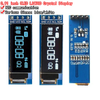 0.91 inch OLED display module white/blue OLED 128X32 LCD LED Display SSD1306 12864 0.91 IIC i2C Communicate for ardunio