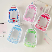 Cute Transparent Doll Bag Cartoon Pattern Doll Display Storage Bag PVC Anime Doll Bag