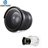 [Hot]Lightdow Super Fisheye Wide Angle  58Mm 0.35X With Macro  For 58Mm Canon 70D 60D 7D 6D 600D 550