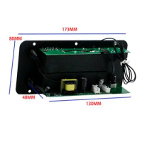 Amplifier Board Mini with and Bass Control Digital Audio for Theater Speakers Home Speakers Car Speakers DIY Speakers US