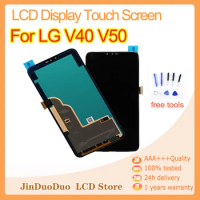 6.4"Original LG V40 LCD Display Touch Screen Digitizer Assembly For LG V40 ThinQ Display with Frame Replacement LM-V405 LM-V409N