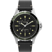 【TIMEX】天美時 Navi系列 41毫米旋轉頂環手錶 黑 TXTW2V45300