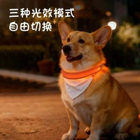 防丟led發光狗頸圈 寵物牽引頸圈寵物用品夜間遛狗警示發光頸圈