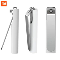 Xiaomi Mijia 402 Stainless Steel Nail Clippers Pedicure Care Trimmer Portable Nail File with Anti-splash Storage Shell