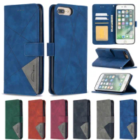 New Shockproof Luxury Business Wallet Magnetic Buckle Flip Leather Case for iPhone 6 7 8 6 Plus 7 Plus 8 Plus Card Hold Cover