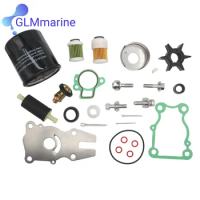 Outboard Maintenance Kit For Yamaha 4-Stroke F 50H 60A/C/F 50 60 HP Outboard Motors 63D-W0078-01 18-3434 Fuel Filter 6D8-WS24A