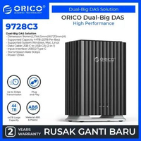 ORICO Dual Bay HDD Enclosure DAS Solution - 9728C3