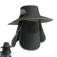 UV Block Hat Men Sun Protection Bucket Hat Breathable Sun Protection Bucket Hat UV Protection Wide Brim Hat For Outdoor