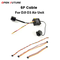 1PCS For DJI O3 Air Unit Flight Controller Direct Plug in 6P Flat Cable Connecting Wire 10cm/15cm/20cm Length DIY For FPV Drone