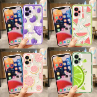 Phone Case For Infinix Note 10 Infinix Note 11 Infinix Note 12 Note 12 Pro 12 G96 note 12 VIP Cover Watermelon Shockproof Clear