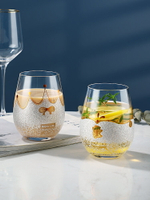高顏值玻璃杯創意韓式網紅ins風家用喝水可愛少女心果汁牛奶杯子