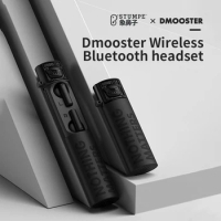 DMOOSTER D56 Great Monster Co branded True Wireless Bluetooth Earphones Black Knight 3D Relief Matte Metal Button with Necklace