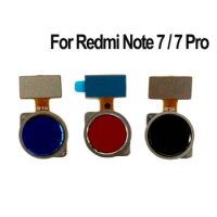For Xiaomi Redmi Note 7 Home Button Fingerprint Ribbon Identification Sensor Flex Cable Redmi Note 7 pro Home Button Replacement