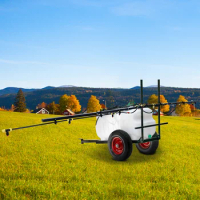 Garden home 100 liter lawnmower 5m crane trailer spraying tank agricultural pump