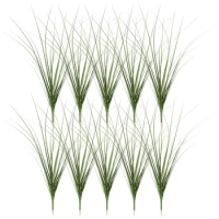 Artificial Grass Plants Onion Grass Faux Shrubs Plant Flowers Wheat Grass Fake Greenery Stems Home Garden Kitchen Office