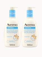 Aveeno Dermexa Cream Duo for Very Dry Itchy Skin 1L Mega Bundle