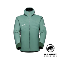 【Mammut長毛象】Rime Light IN Flex Hooded Jacket 機能化纖連帽外套 深玉石綠/綠樹林 男款 #1013-02150