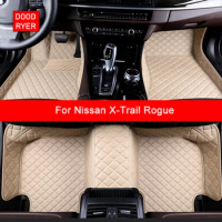 DOODRYER Custom Car Floor Mats For Nissan X-Trail Rogue XTrail Auto Accessories Foot Carpet