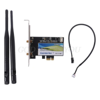PCIE WiFi Card Adapter Bluetooth Dual Band Wireless Network Card Repetidor Adaptador for PC Desktop Wi-fi Antenna PCI- M.2