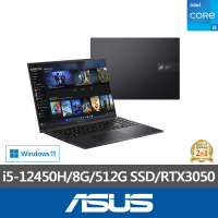 【ASUS 華碩】16吋i5 RTX3050筆電(Vivobook 16X K3605ZC/i5-12450H/8G/512G SSD/RTX3050-4G/W11)