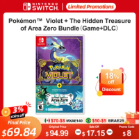 Pokémon Violet + The Hidden Treasure of Area Zero Bundle Nintendo Switch Game Deals 100% New Official Physical Game Card