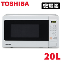 TOSHIBA東芝 20L 微電腦料理微波爐 MM-EM20P(WH)