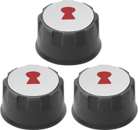 Grill Burner Knobs 69892 69893 Replacement Control Knobs for Weber Spirit 200 & 300 Series E-Spirit 