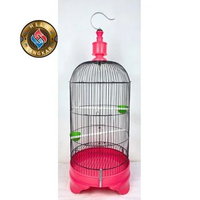 MJ SET SANGKAR LOVEBIRD PVC OVAL / KAPSUL BESI IMPORT KANDANG LOVEBIRD SANGKAR BURUNG LOVE BIRD PARK