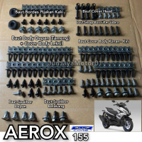 Baut full set bodi body Yamaha Aerox / Baut lengkap fullset bodi body Yamaha Aerox