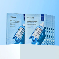 WELLAGE Real Hyaluronic Blue Ampoule Mask Sheet 5ea