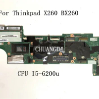 BX260 NM-A531 For Lenovo ThinkPad X260 Laptop Motherboard With i5-6300 CPU 01HX207