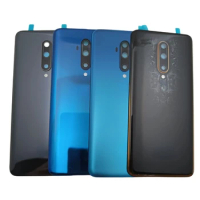 For OnePlus 7T Pro Back Glass Battery Cover Door Rear Housing Panel Case with Camera lens