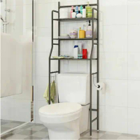 Over The Toilet Storage Rack 3-Tier Metal Bathroom Shelf Space Saver Rack