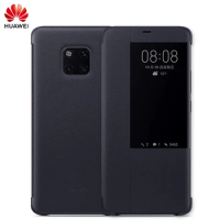 Original Huawei Mate 20 Pro case Mate 20 case silicone smart cover flip leather have Huawei logo 360 shockproof magnetic mate20