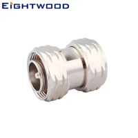 Eightwood 5PCS 7/16 Din Series RF Coaxial Adapter 7/16 Din Plug Male to 7/16 Din Plug Male Straight (Hexagon) RF Connector