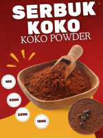 CJH Serbuk Koko Premium 100g 250g 500g dan 1kg untuk Kek Roti Biskut Es Krim dan Coklat Sesuai untuk