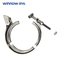 WINNOW-INTL - Universal Stainless Steel Quick Release 3.0" 3.5" 4.0" 4.5" 5.0" V Band Clamp V-Band Clamps For Exhaust Downpipes.