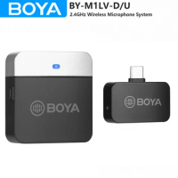 BOYA BY-M1LV Wireless Lavalier Lapel Microphone for PC Laptop Mobile Android iPhone Smartphone Youtube Recording Live Streaming