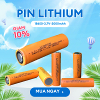 Pin Lithium 18650 Dung Lượng 2000mAh 3.7V Chất Lượng Cao