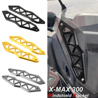 New Motorcycle Accessories Windshield Deflectors Windscreen Bracket For Yamaha XMAX300 XMAX 300 X-MAX300 X-MAX 300 2023 2024